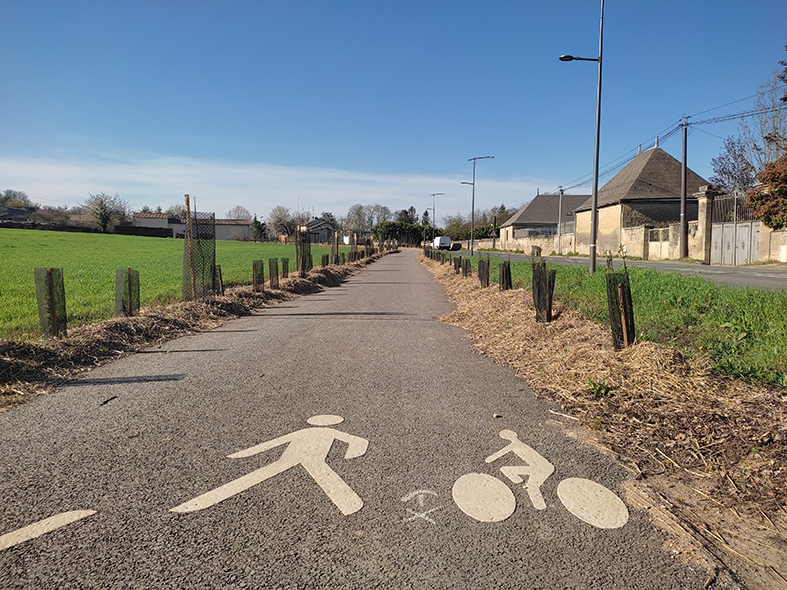 piste cyclable À pied ou à vélo
