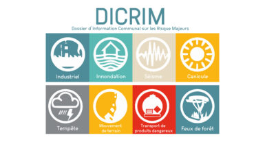 dessins des différents logos DICRIM de la commune
