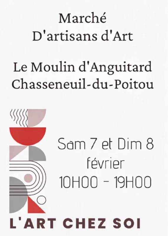 affiche salon art chez soi