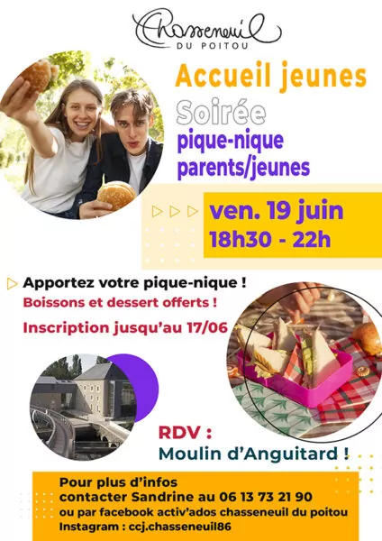 date soirée parents enfants accueil jeunes juin 1mo