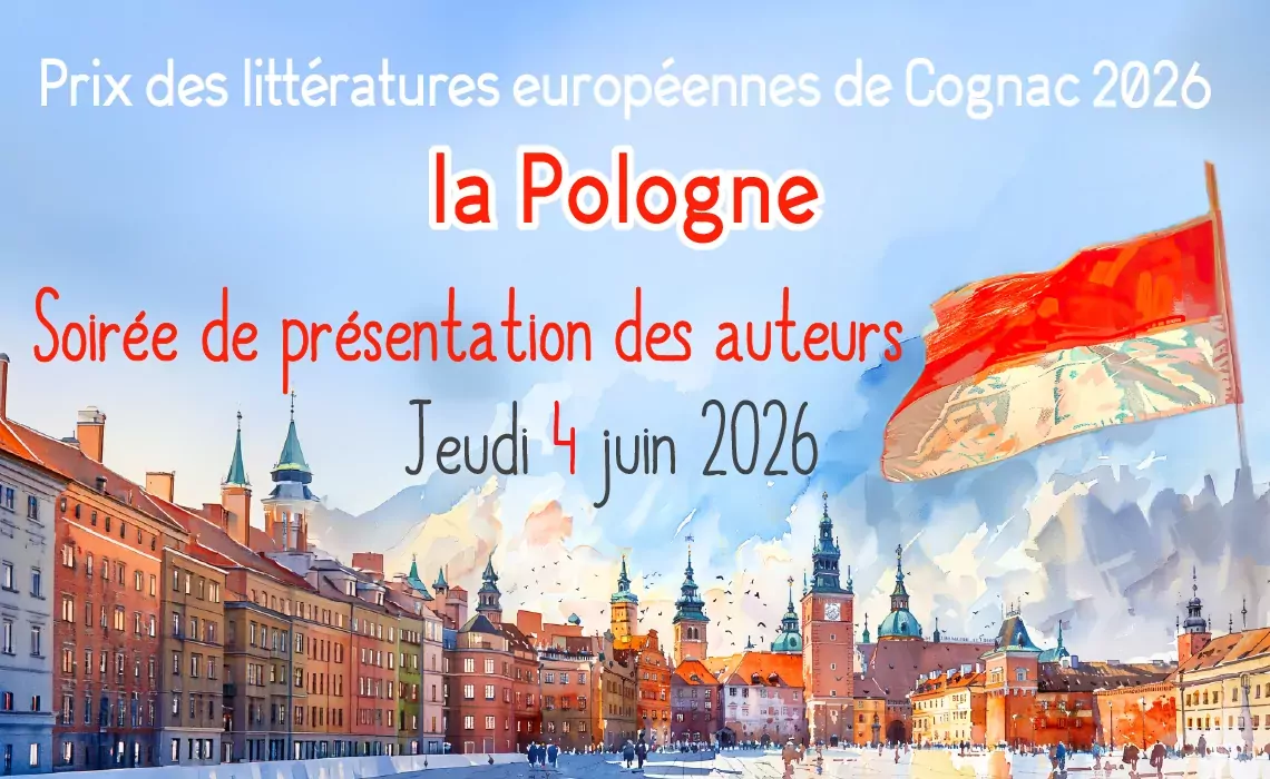 agenda pologne prix des littératures européennes de Cognac