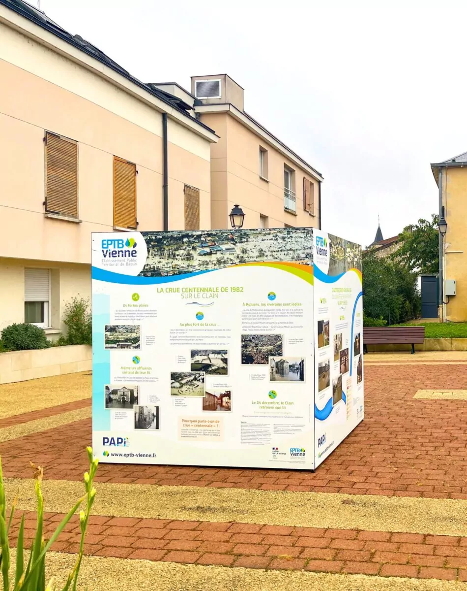 Exposition inondations : À l’occasion de la Semaine de la résilience, la commune de Chasseneuil du Poitou accueille une exposition consacrée au risque d’inondation, réalisée par l’Établissement public territorial du bassin de la Vienne (EPTB Vienne), en partenariat avec Grand Poitiers.